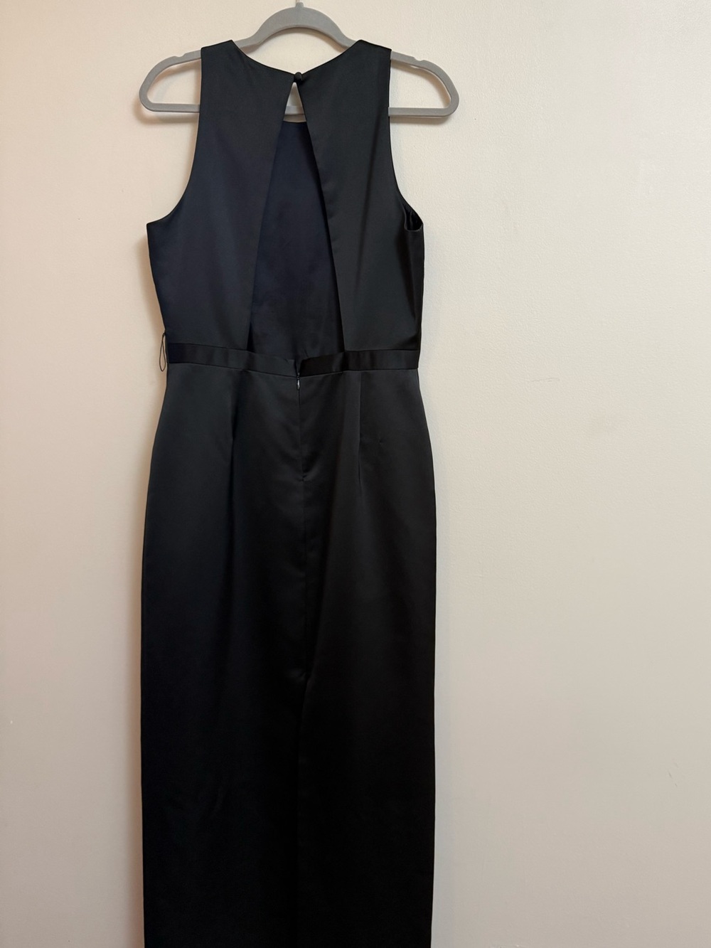 Laundry By Shelli Segal Black Satin Gown - Picture 6 of 8
